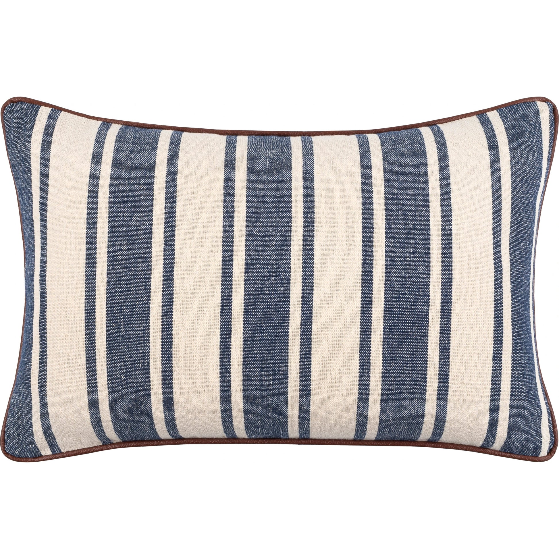 Charlize Pillow - 34079 by Surya in navy, cream. Made from 100% cotton in a coastal style.