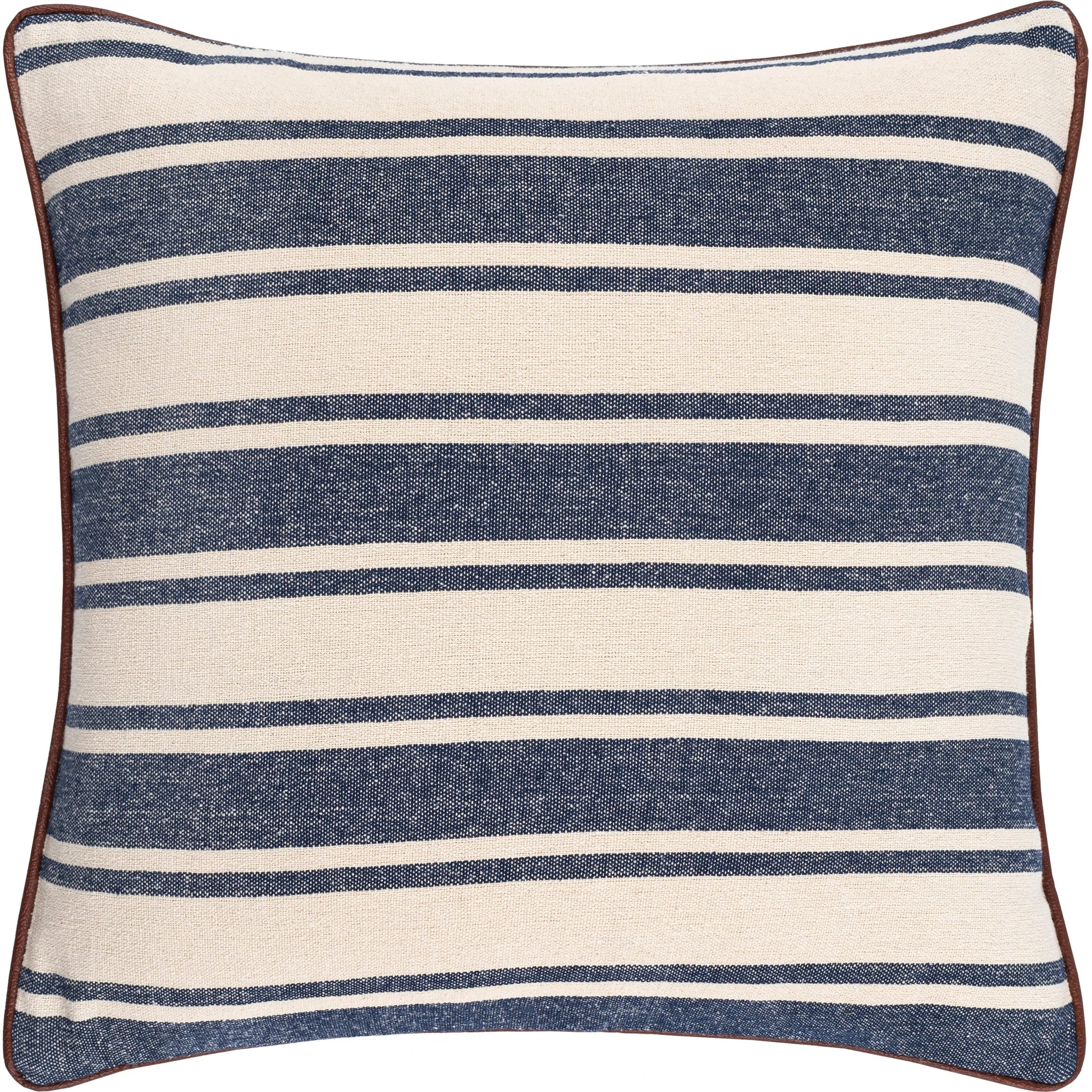 Charlize Pillow - 34079 by Surya in navy, cream. Made from 100% cotton in a coastal style.