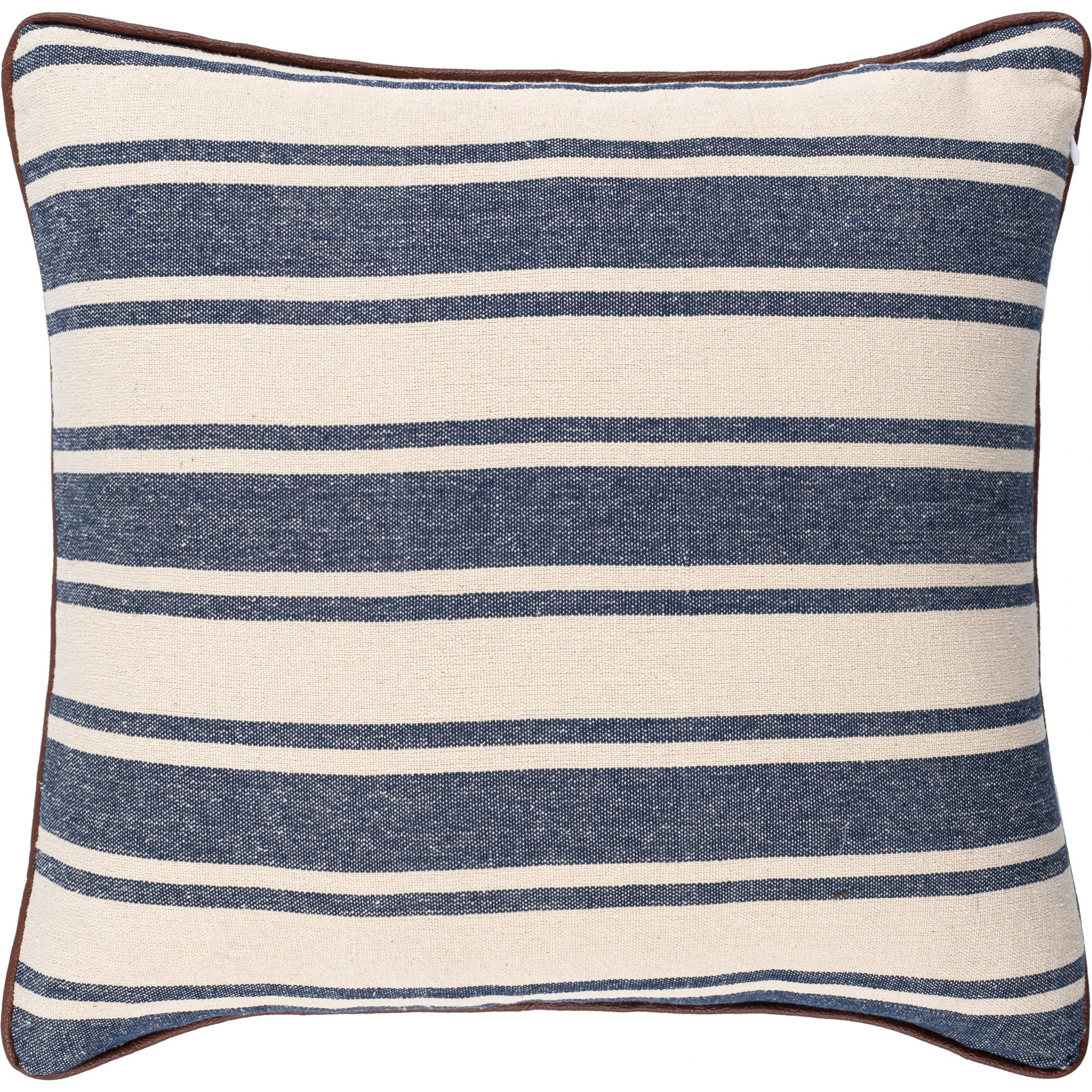 Charlize Pillow - 34079 by Surya in navy, cream. Made from 100% cotton in a coastal style.