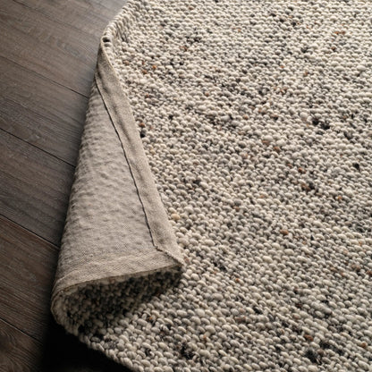 Cambridge CMB02 Rug by Jaipur Living in gray, ivory, white. Made from 100% wool in a unique style.