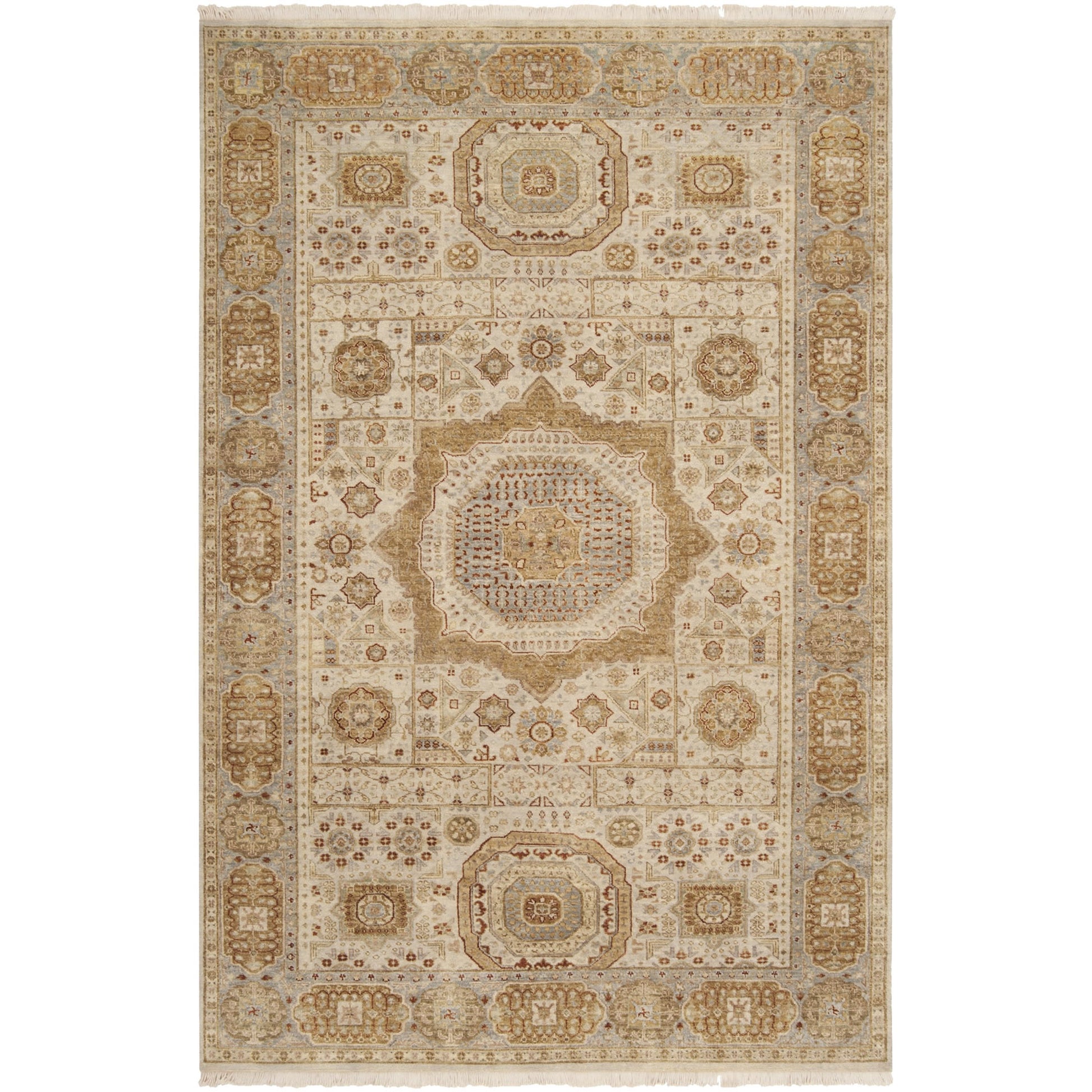 Cambridge Rug - 509 by Surya in light beige, medium brown, gray, burnt orange, light olive, brown. Made from 100% new zealand wool in a unique style.