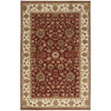 Burgandy, Ivory, Mustard, Tan, Dark Brown, Sage / 5'6" x 8'6"