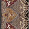 Gray, Black, Rust, Amber, Ivory, Burnt Orange / 2' x 3'