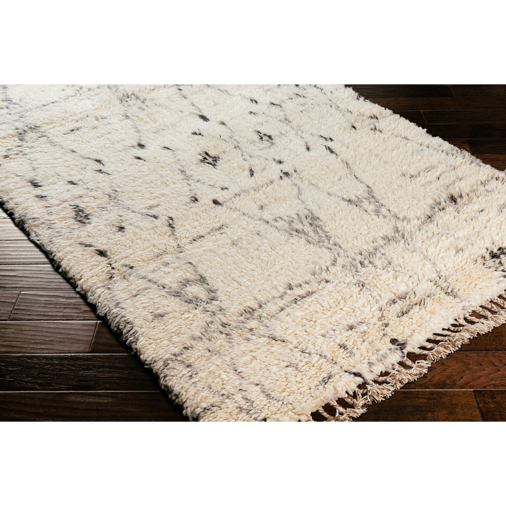 Camille Rug - 27014 by Surya in cream, medium gray, black. Made from unique in a unique style.