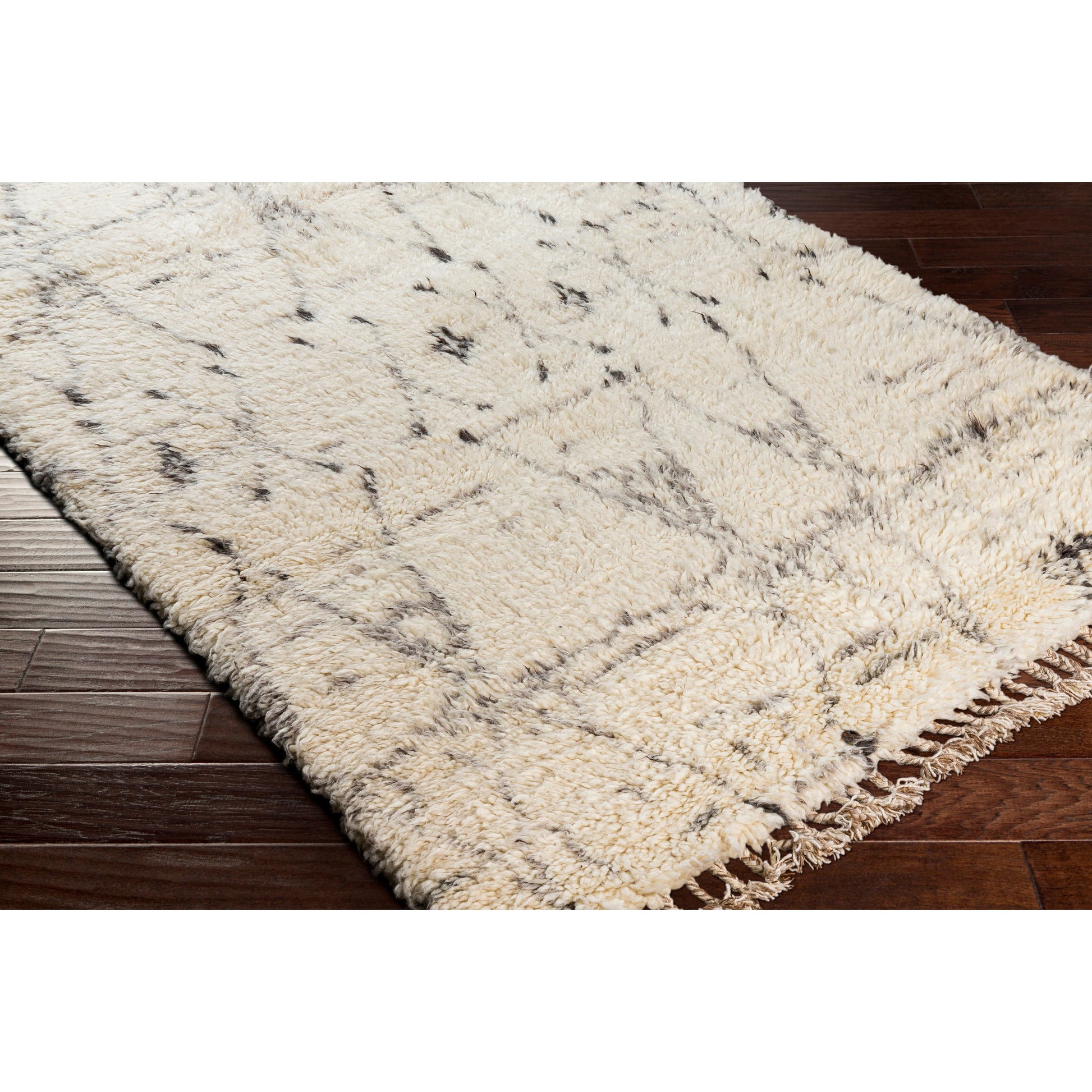 Camille Rug - 27014 by Surya in cream, medium gray, black. Made from unique in a unique style.