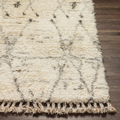 Camille Rug - 27014 by Surya in cream, medium gray, black. Made from unique in a unique style.