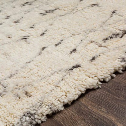 Camille Rug - 27014 by Surya in cream, medium gray, black. Made from unique in a unique style.