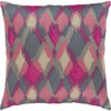 Bright Pink, Garnet, Rose, Dark Green, Sage, Taupe / Down Feather / 18" x 18"