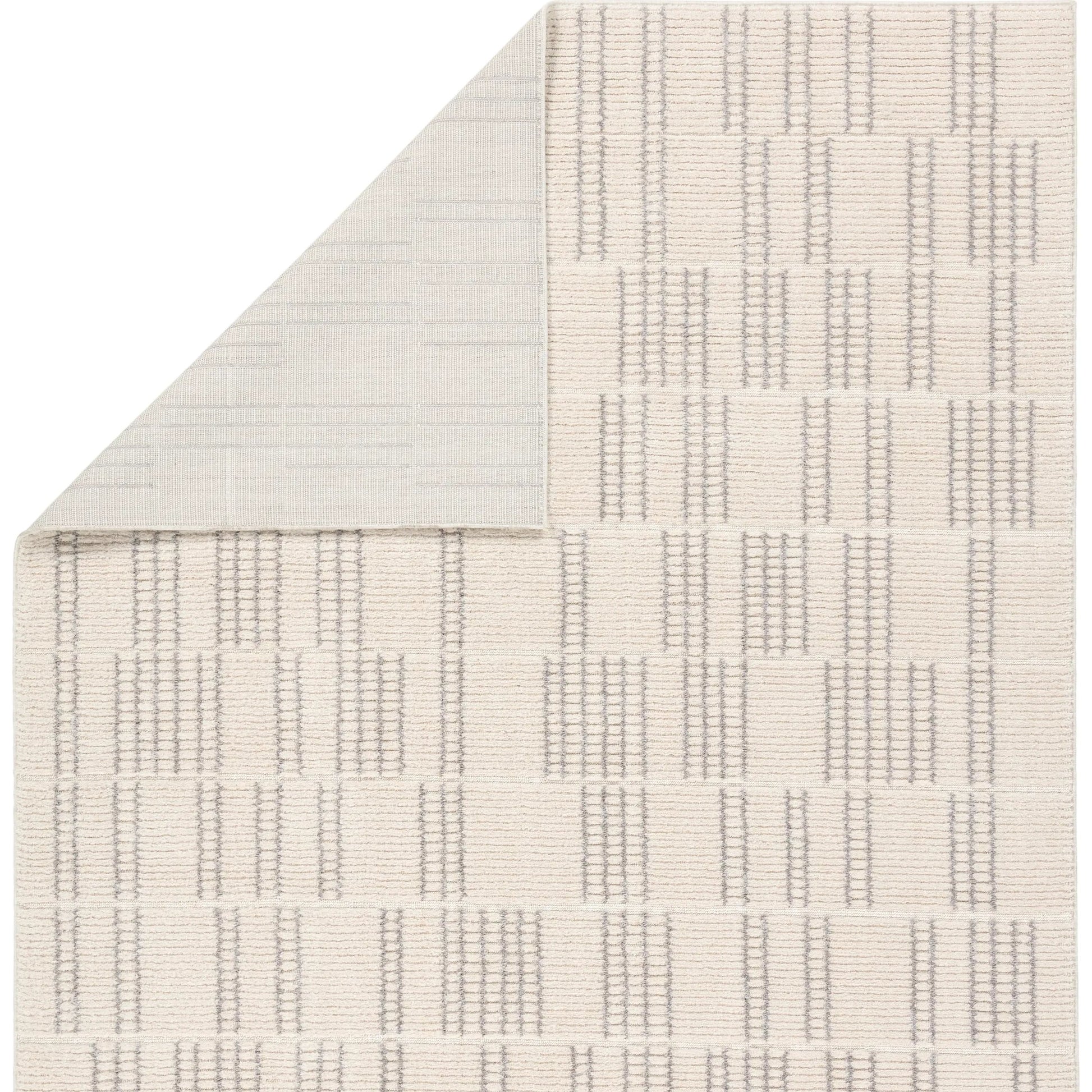 Composure CMP01 Rug by Jaipur Living in ivory, gray. Made from 100% polyester in a unique style.