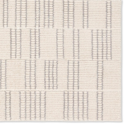 Composure CMP01 Rug by Jaipur Living in ivory, gray. Made from 100% polyester in a unique style.
