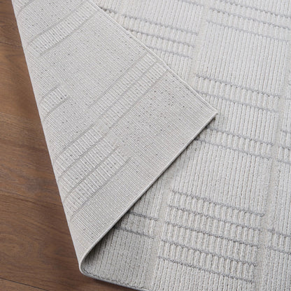 Composure CMP01 Rug by Jaipur Living in ivory, gray. Made from 100% polyester in a unique style.