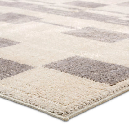 Composure CMP02 Rug by Jaipur Living in ivory, gray. Made from 100% polyester in a unique style.