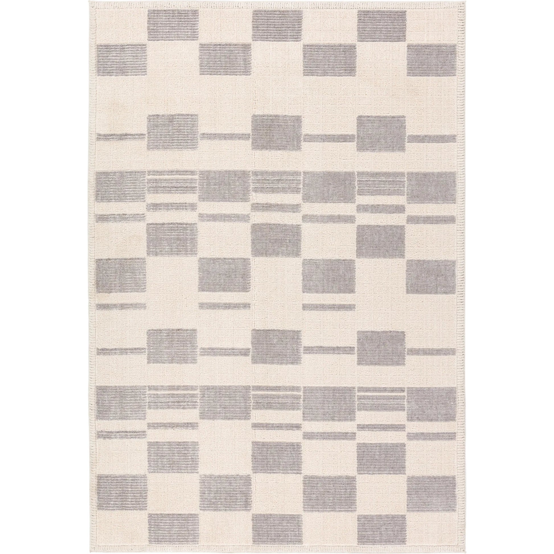 Composure CMP02 Rug by Jaipur Living in ivory, gray. Made from 100% polyester in a unique style.