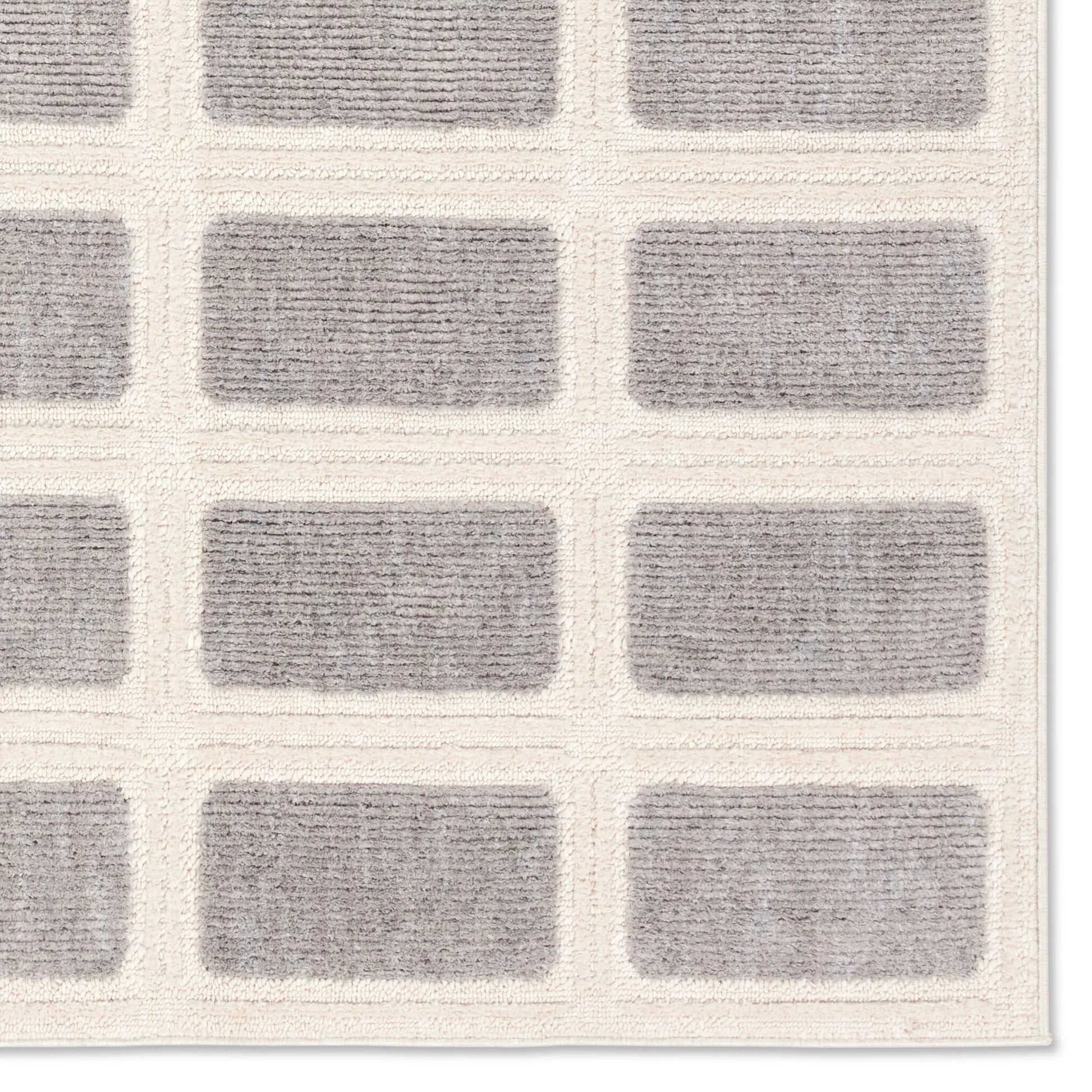 Composure CMP03 Rug by Jaipur Living in gray, cream. Made from 100% polyester in a unique style.