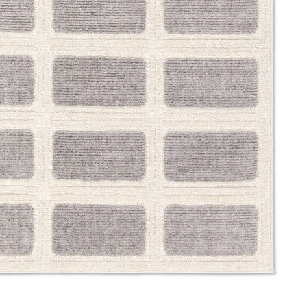 Composure CMP03 Rug by Jaipur Living in gray, cream. Made from 100% polyester in a unique style.
