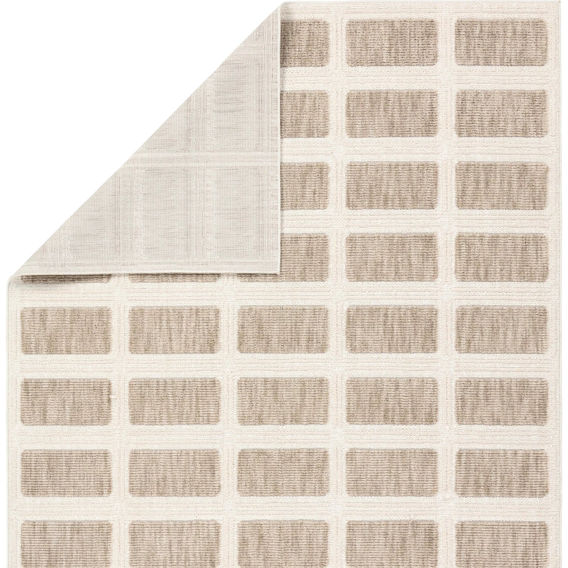 Composure CMP04 Rug by Jaipur Living in tan, cream. Made from 100% polyester in a unique style.