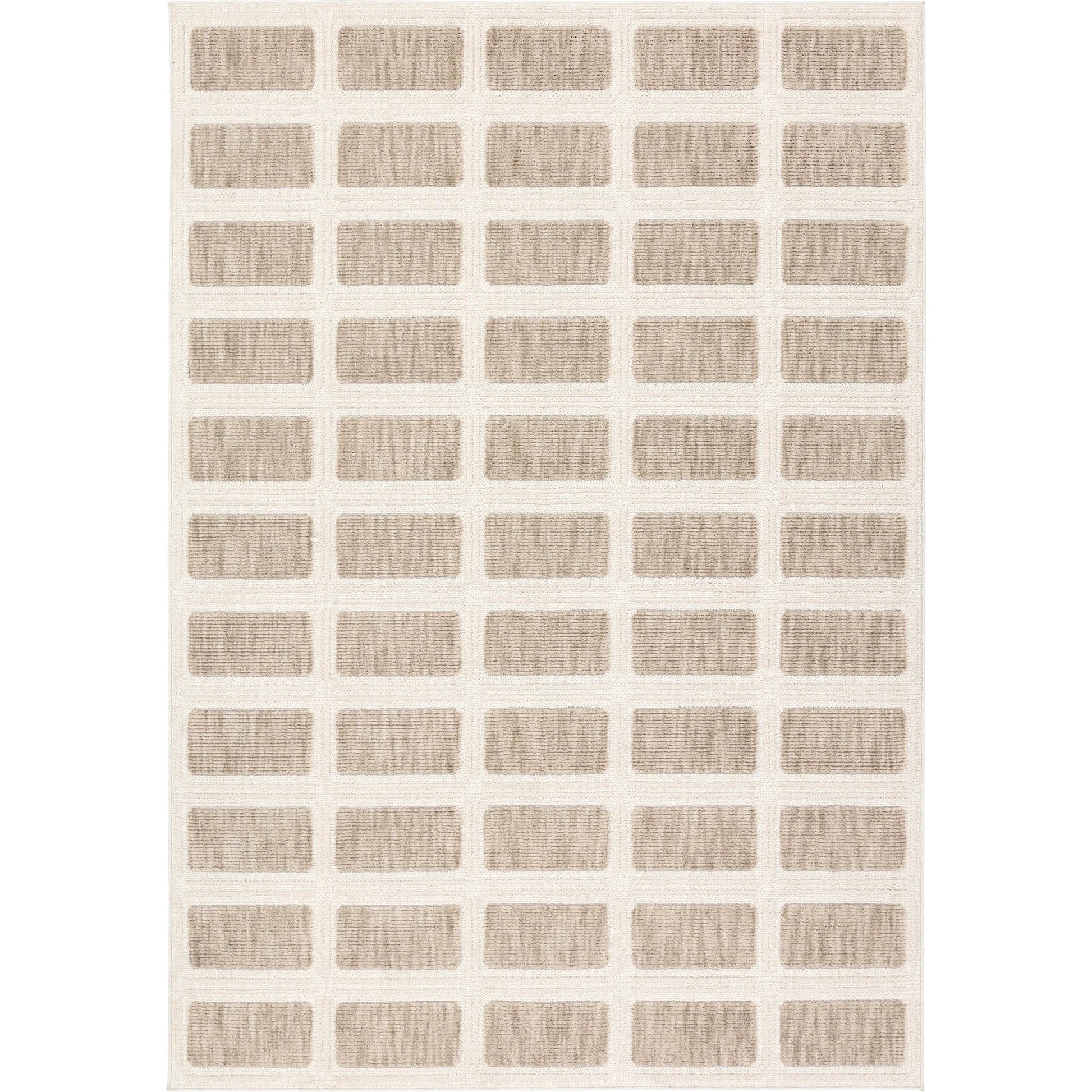Composure CMP04 Rug by Jaipur Living in tan, cream. Made from 100% polyester in a unique style.