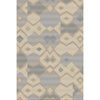 Cream, Oatmeal, Dusty Sage, Denim, Dark Green, Ivory / 2' x 3'