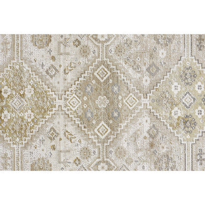 Aura Persian Rug - 3738F by Feizy in gold, ivory. Made from polyester, polypropylene in a unique style.
