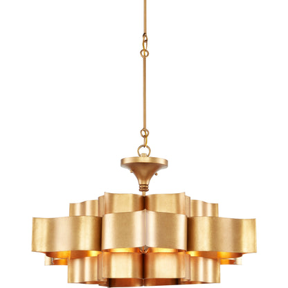Grand Lotus Chandelier by Currey and Company. Made from unique in a modern style.
