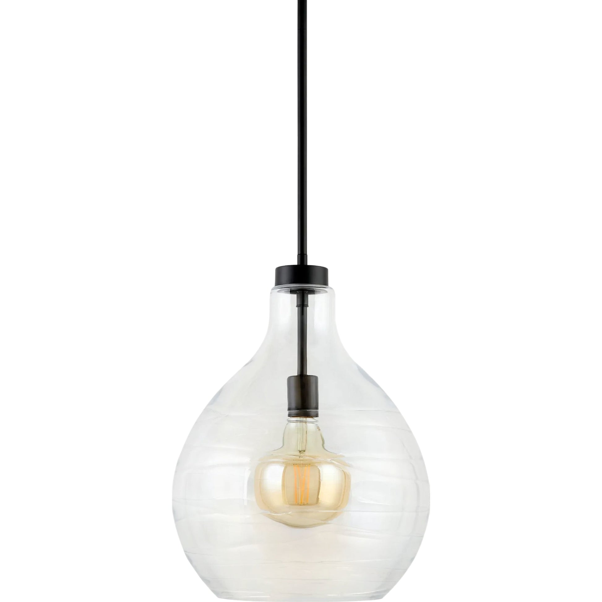 Calanda Pendant by Livabliss. Made from iron, glass in a transitional style.