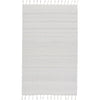 White, Light Gray / 2' x 3'