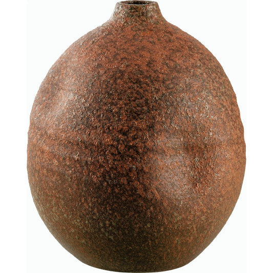 Chaoshan Vase - 540116 by Surya in terracotta and glazed. Made from ceramic in a modern style.