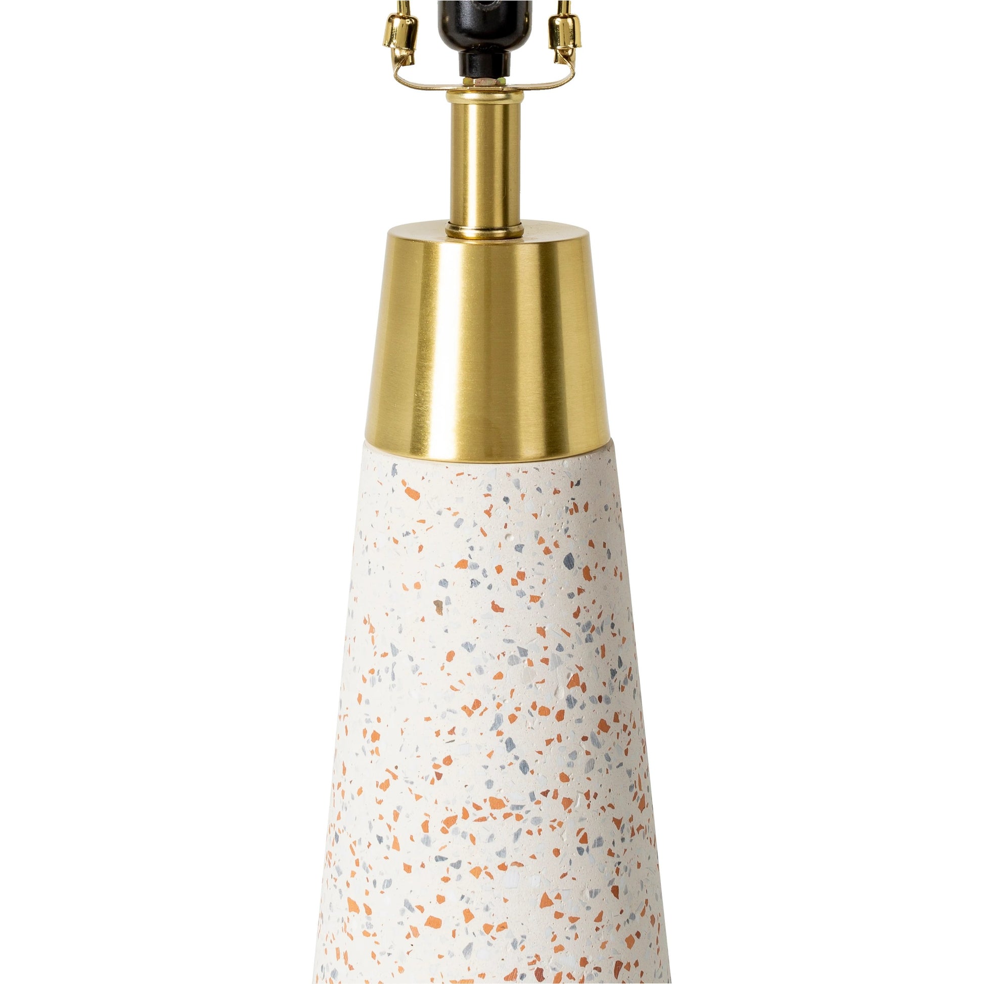 Catania - 31028 (Set of 2) by Livabliss in gray. Made from shade (outside): linen, shade (inside): polyester, body: concrete, body: metal, finial: iron, finial: metal, harp: iron in a unique style.