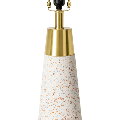 Catania - 31028 (Set of 2) by Livabliss in gray. Made from shade (outside): linen, shade (inside): polyester, body: concrete, body: metal, finial: iron, finial: metal, harp: iron in a unique style.