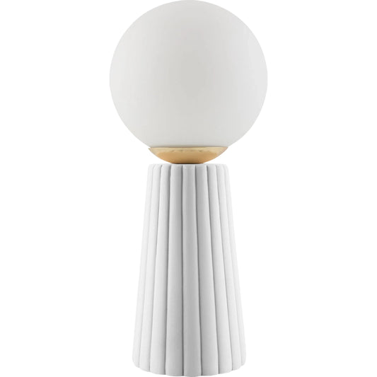 Conju Accent Table Lamp by Livabliss in hand painted. Made from ceramic, glass in a modern style.