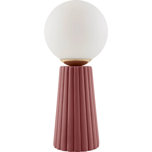 Conju Accent Table Lamp by Livabliss in hand painted. Made from ceramic, glass in a modern style.