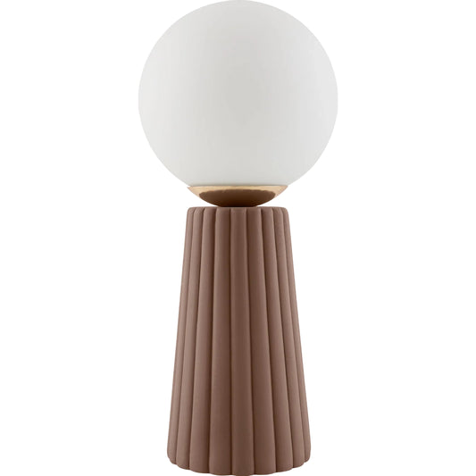 Conju Accent Table Lamp by Livabliss in hand painted. Made from ceramic, glass in a modern style.