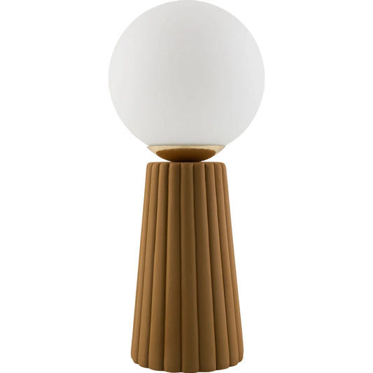 Conju Accent Table Lamp by Livabliss in hand painted. Made from ceramic, glass in a modern style.