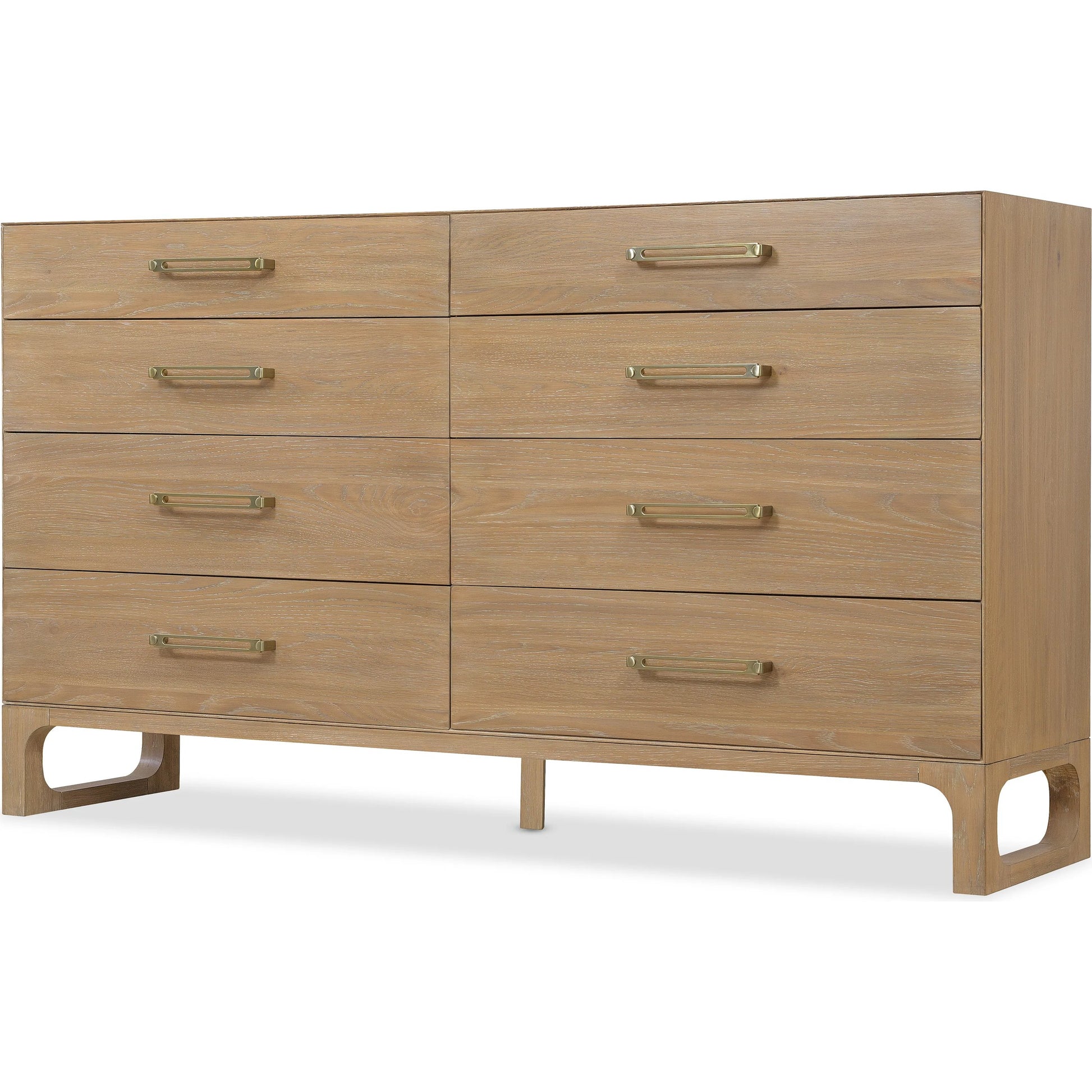 Banyon Bay Eight Drawer Dresser by Hooker Furniture in light wood. Made from unique in a transitional style.