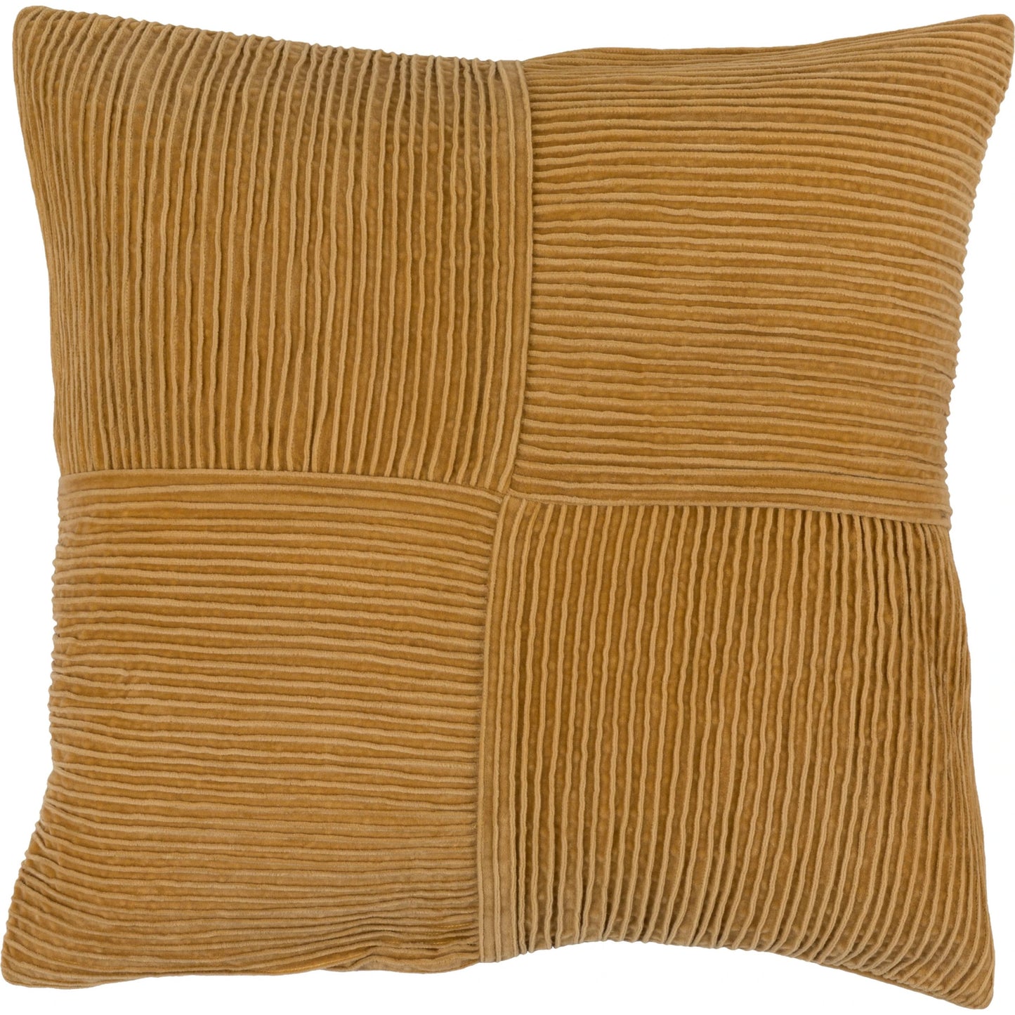 001 SI-2048234,SI-2048235,SI-2048236 | Additional Silo | Conrad Pillow - 33425 by Surya in mustard. Made from front: 100% cotton, back: 100% cotton in a modern style.