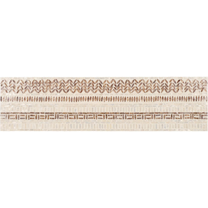 Verdigris Console Table by HedgeApple Essentials in white, gold. Made from mdf, solid wood, capiz in a modern style.