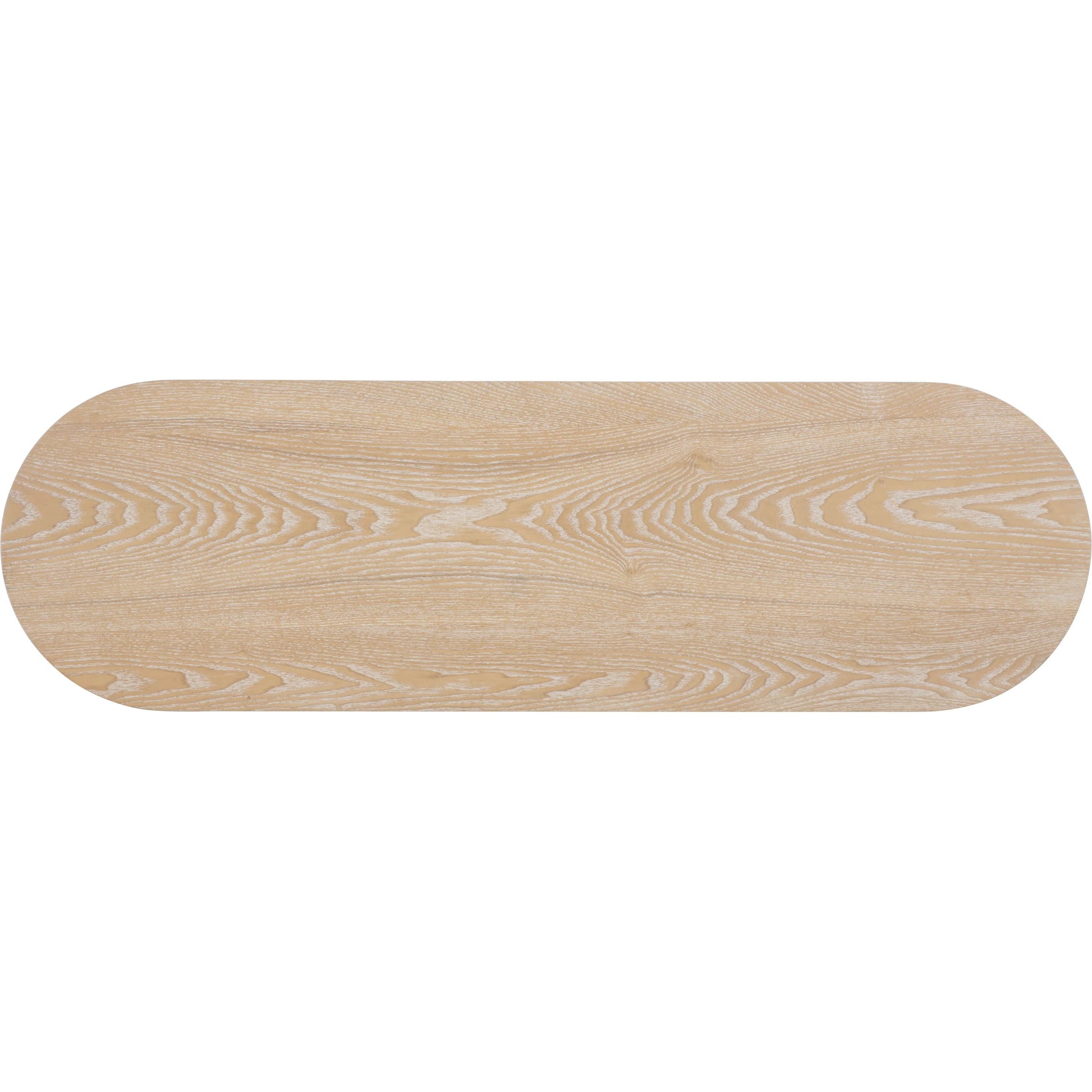 Yates Console Table by HedgeApple Essentials in bleached white. Made from mdf, ash veneer in a transitional style.