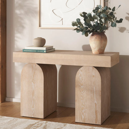 Edmonson Console Table by HedgeApple Essentials. Made from unique in a transitional style.