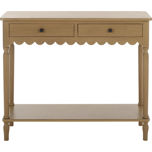 Stanislaus 2 Drawers Small Console by HedgeApple Essentials. Made from pine wood, mdf, zinc alloy in a unique style.