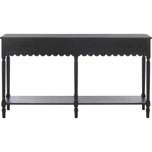 Stanislaus 2 Drawers Large Console by HedgeApple Essentials. Made from pine wood, mdf, zinc alloy in a unique style.