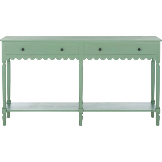 Stanislaus 2 Drawers Large Console by HedgeApple Essentials. Made from pine wood, mdf, zinc alloy in a unique style.