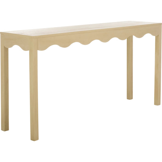 Calumet Wavy Console by HedgeApple Essentials. Made from pine wood, mdf in a transitional style.