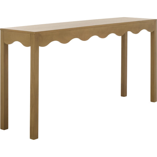Calumet Wavy Console by HedgeApple Essentials. Made from pine wood, mdf in a transitional style.