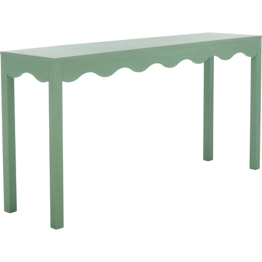 Calumet Wavy Console by HedgeApple Essentials. Made from pine wood, mdf in a transitional style.