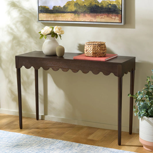 Yuba Console Table by HedgeApple Essentials. Made from pine wood, mdf in a traditional style.