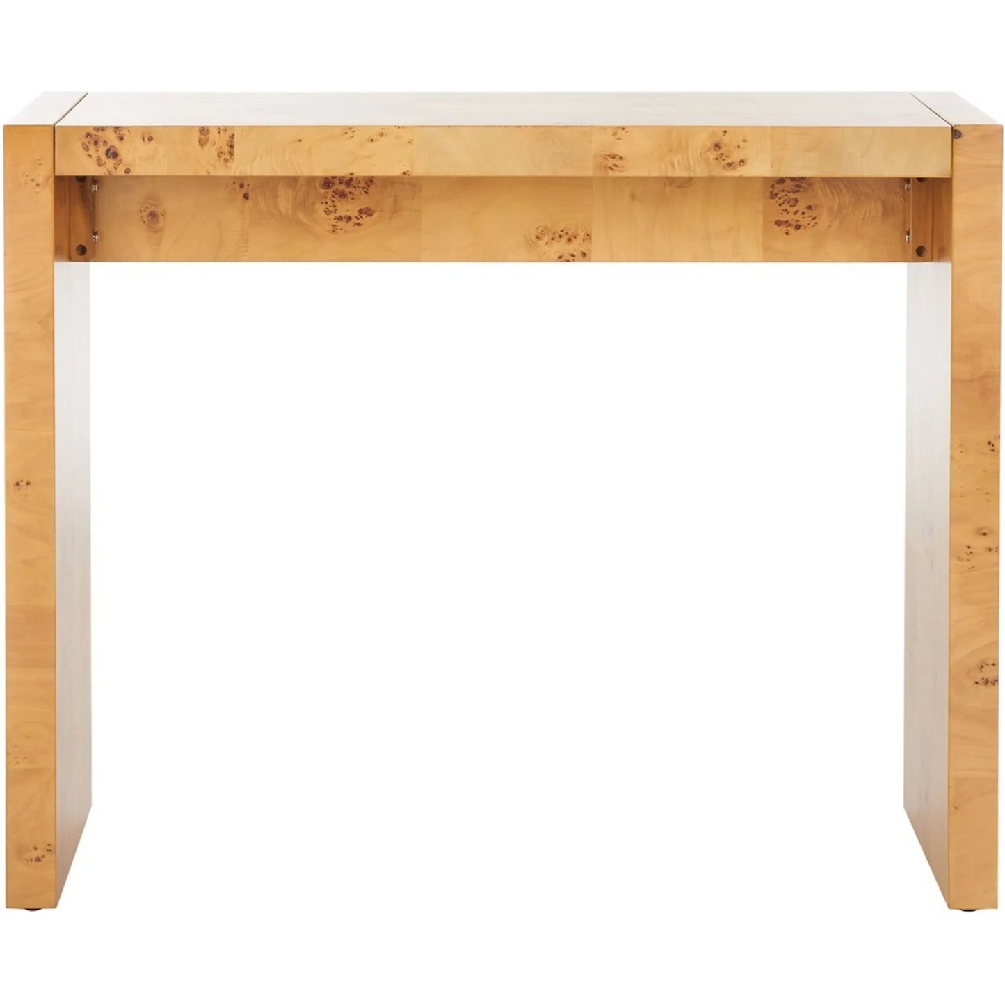 013 SI-2154886 | Additional Silo | Netawaka Console Table by HedgeApple Essentials in natural. Made from mdf with poplar burl wood veneer in a modern style.
