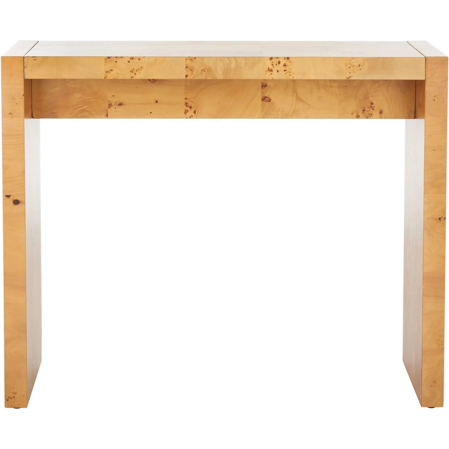 011 SI-2154886 | Primary Silo | Netawaka Console Table by HedgeApple Essentials in natural. Made from mdf with poplar burl wood veneer in a modern style.