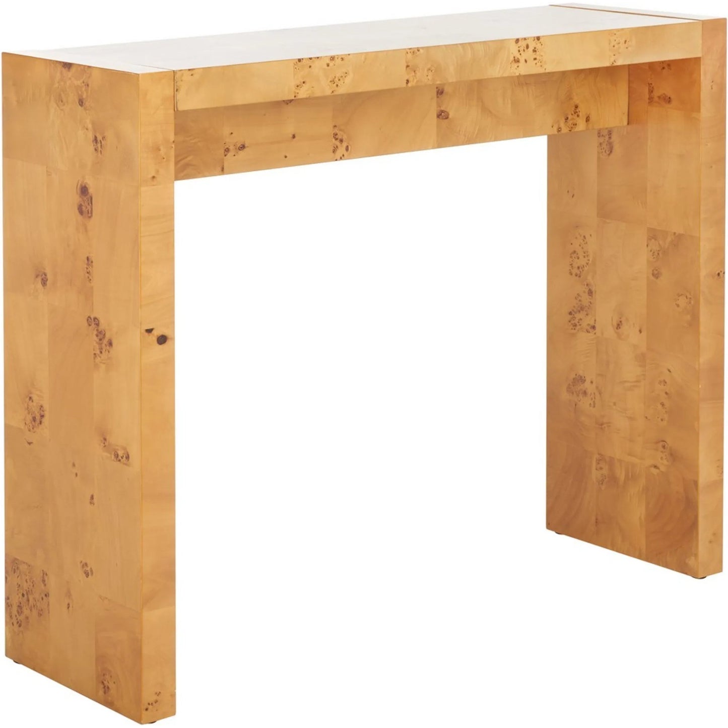 014 SI-2154886 | Additional Silo | Netawaka Console Table by HedgeApple Essentials in natural. Made from mdf with poplar burl wood veneer in a modern style.
