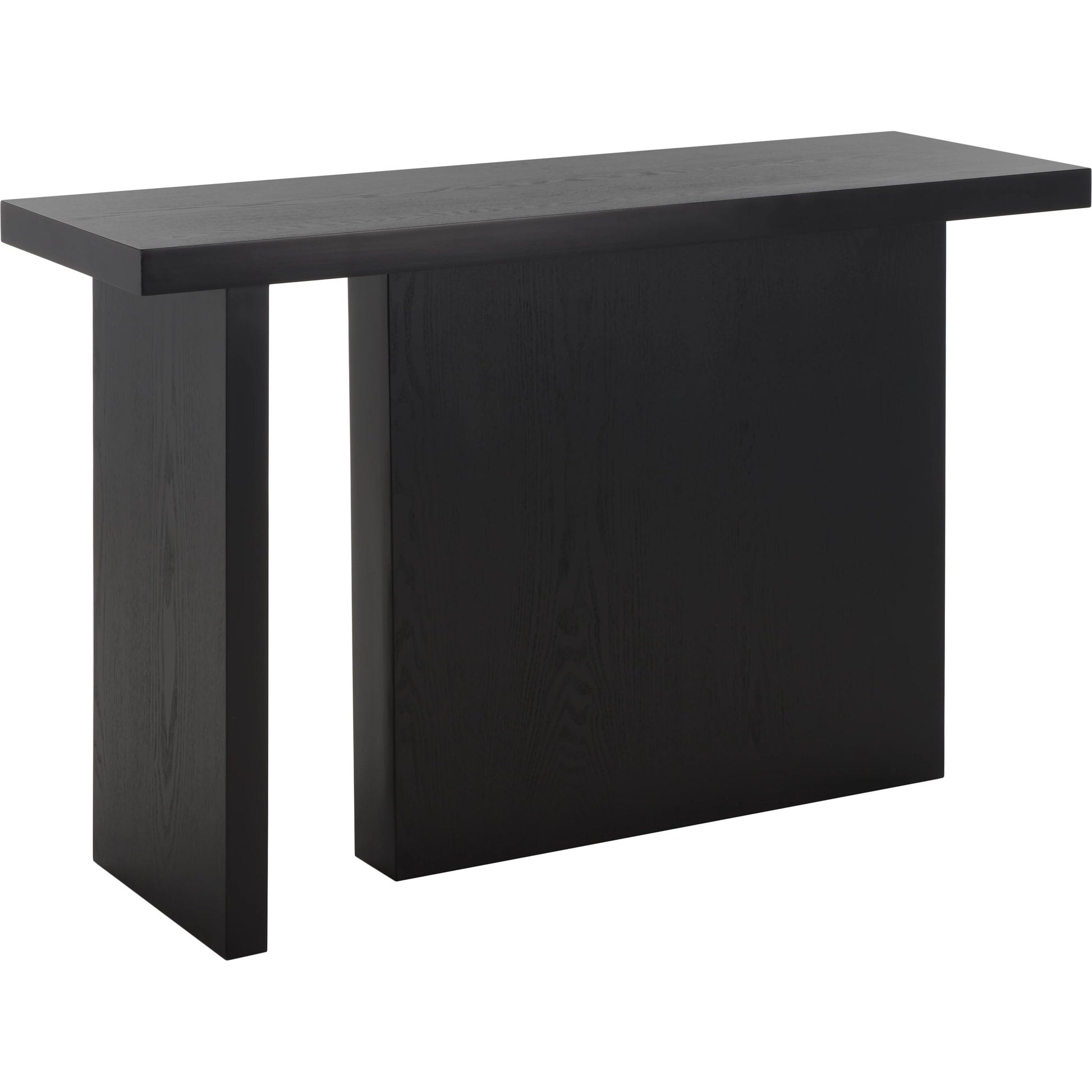 Independent Console Table by HedgeApple Essentials in black. Made from pine, mdf in a modern style.