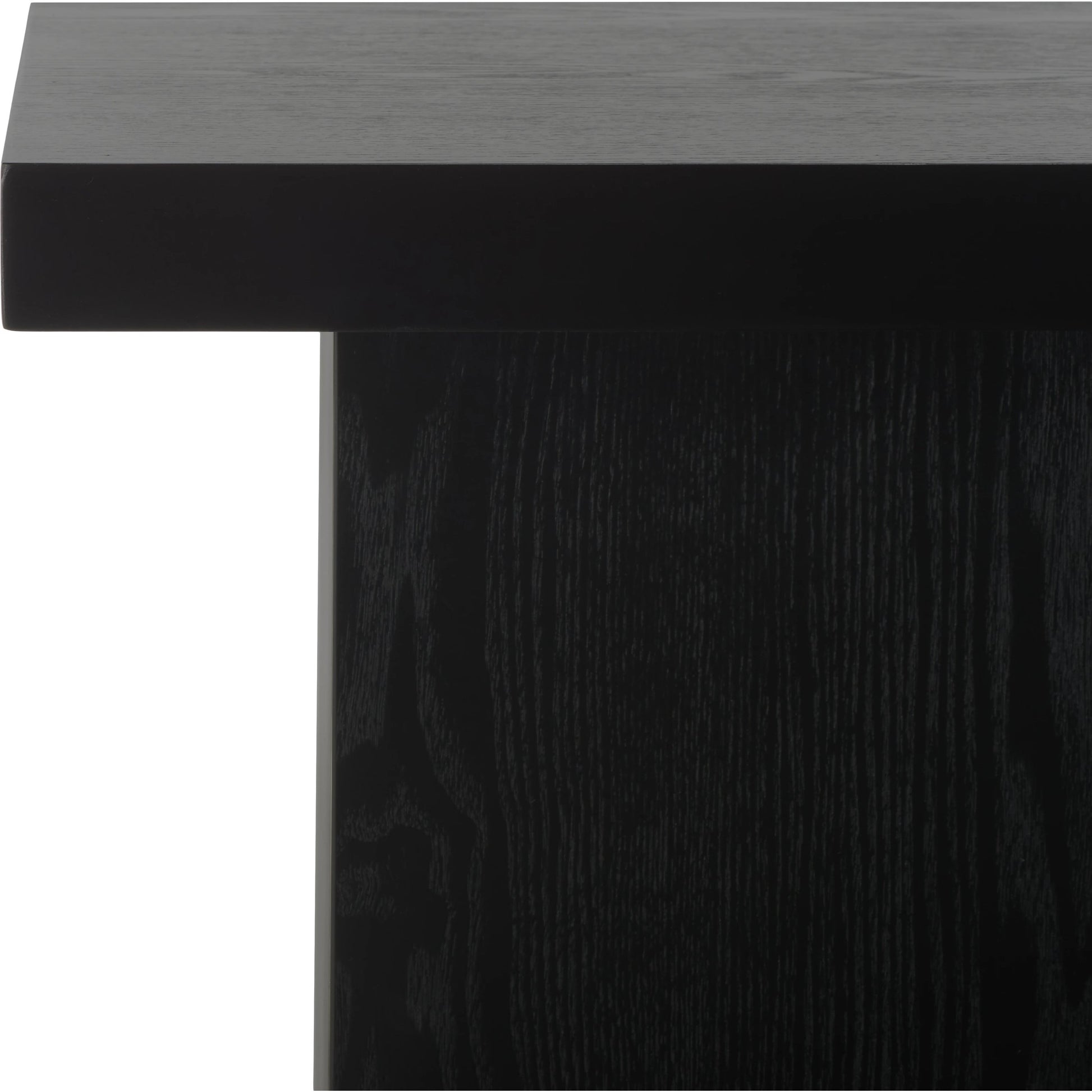 Independent Console Table by HedgeApple Essentials in black. Made from pine, mdf in a modern style.